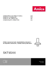 Amica SKT65AX Operating Instructions Manual preview