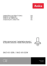 Amica SKZ 65 OZB Operating Instructions Manual preview