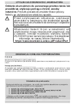 Предварительный просмотр 4 страницы Amica VM Aqua XPro Operating Instructions Manual