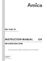 Amica WA 14680 W Instruction Manual preview