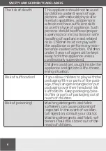 Preview for 6 page of Amica WA 462 030 Operating Instructions Manual