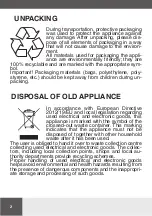 Предварительный просмотр 2 страницы Amica WA 484 020 Operating Instructions Manual