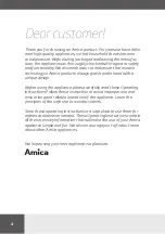 Preview for 4 page of Amica WA 484 020 Operating Instructions Manual