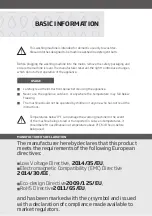 Preview for 5 page of Amica WA 484 020 Operating Instructions Manual