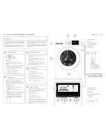 Amica WA484100W Quick Start Manual предпросмотр