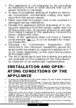 Preview for 13 page of Amica WCB2K60B36.1 Operating Instructions Manual