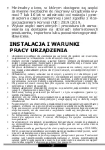 Предварительный просмотр 12 страницы Amica WCF2V60B38.1 Operating Instructions Manual