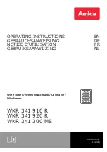 Preview for 1 page of Amica WKR 341 300 MS Operating Instructions Manual