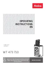 Amica WT 473 710 Operating Instructions Manual предпросмотр