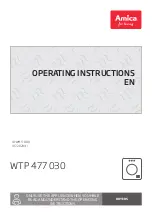 Amica WTP 477 030 Operating Instructions Manual preview