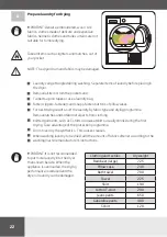 Preview for 22 page of Amica WTP 477 030 Operating Instructions Manual