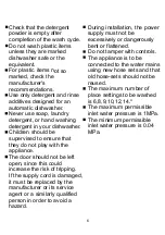 Preview for 8 page of Amica ZZV 634W Instruction Manual