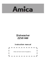 Preview for 1 page of Amica ZZV614W Instruction Manual