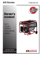 Amico AG series Owner'S Manual preview