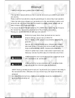 Preview for 2 page of Amico AH6000LN Owner'S Manual