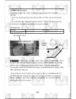 Предварительный просмотр 29 страницы Amico AH7500E Owner'S Manual