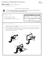 Amico BARCDHLD2-LCD Installation And Adjustment Instructions preview