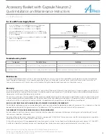 Preview for 2 page of Amico CS-SLVP-ADA-00 Quick Installation And Maintenance Manual