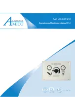 Preview for 1 page of Amico Gas Control Panel Operation And Maintenance