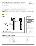 Amico HMA-VESA-SPK-PLT Installation And Maintenance  Instruction preview