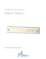 Amico Majestic Series Lite Installation Instructions Manual preview