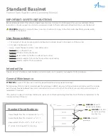 Preview for 1 page of Amico Marco Bassinet Product Specifications And Operating Manual