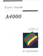 Amiga A4000 User Manual предпросмотр