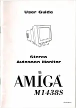 Amiga M1438S User Manual preview