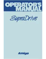 Preview for 1 page of Amiga supradrive Operator'S Manual