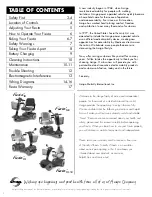 Preview for 2 page of Amigo Fiesta III Owners And Operation Manual