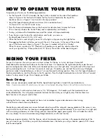 Preview for 6 page of Amigo Fiesta III Owners And Operation Manual