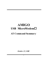 Предварительный просмотр 10 страницы Amigo MicroModem Installation Manual