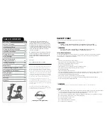 Preview for 2 page of Amigo TRAVELMATE III Owner Operational Manual