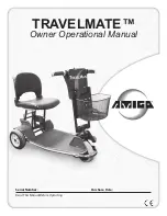 Amigo TRAVELMATE Owner Operational Manual preview