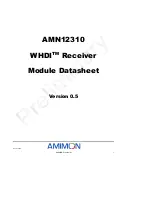 AMIMON AMN12310 WHDI Datasheet preview