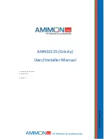 Preview for 1 page of AMIMON AMN32225 Grizzly User& Installer'S Manual