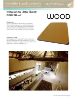 Amina AIWX Wood Installation Datasheet предпросмотр