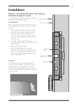 Предварительный просмотр 7 страницы Amina BackboxSW 200 Installation Manual