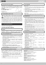 Preview for 2 page of AMiO 01270 Operating Instructions Manual