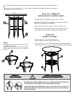 Preview for 2 page of Amisco 50507 Assembly Instructions