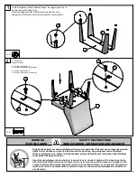 Preview for 2 page of Amisco Bridget Upholstered Dining Chair 30575 Assembly