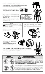 Preview for 2 page of Amisco Cardin Swivel Stool with Arms 41430 Manual