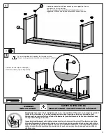 Предварительный просмотр 2 страницы Amisco Dryden 44" Seaside/Oxidado Bench 30409-52/DV Assembly