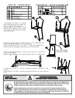 Preview for 2 page of Amisco Luna Modern Stool 40317 Manual