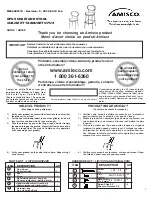 Amisco OPUS 0132 Quick Start Manual предпросмотр