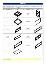 Предварительный просмотр 3 страницы Amish Tables BROOKLYN 3 BD-8013 Assembly Instructions Manual