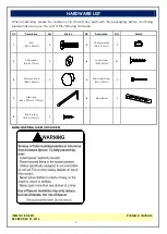 Предварительный просмотр 4 страницы Amish Tables BROOKLYN 3 BD-8013 Assembly Instructions Manual