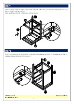 Предварительный просмотр 5 страницы Amish Tables BROOKLYN 3 BD-8013 Assembly Instructions Manual