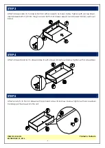 Предварительный просмотр 6 страницы Amish Tables BROOKLYN 3 BD-8013 Assembly Instructions Manual