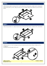 Предварительный просмотр 7 страницы Amish Tables BROOKLYN 3 BD-8013 Assembly Instructions Manual